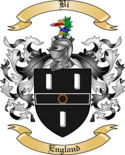 Bi Family Crest from England