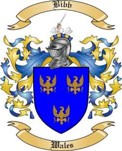 Bibb Family Crest from Wales