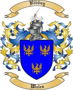 Bibbey Family Crest from Wales
