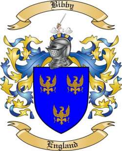 Bibby Family Crest from England