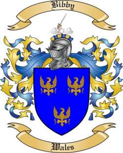 Bibby Family Crest from Wales