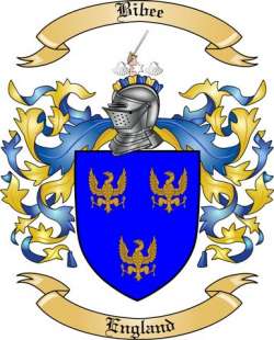 Bibee Family Crest from England