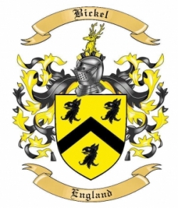 Bickel Family Crest from England