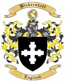Bickerstaff Family Crest from England
