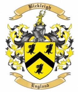 Bickleigh Family Crest from England