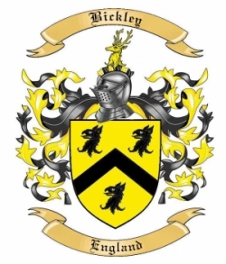 Bickley Family Crest from England