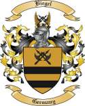 Biegel Family Crest from Germany