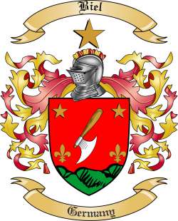 Biel Family Crest from Germany