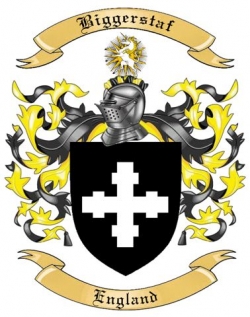 Biggerstaf Family Crest from England