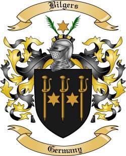 Bilgers Family Crest from Germany