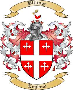 Billings Family Crest from England