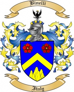 Binelli Family Crest from Italy