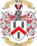 Biney Family Crest from France