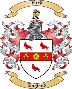 Bird Family Crest from England