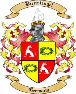 Birnstengel Family Crest from Germany