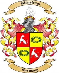Birnstengl Family Crest from Germany