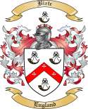 Birte Family Crest from England2
