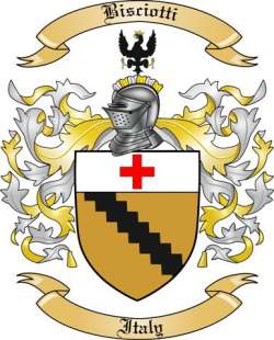 Bisciotti Family Crest from Italy2
