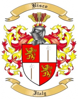 Bisco Family Crest from Italy2