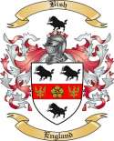Bish Family Crest from England