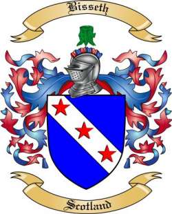 Bisseth Family Crest from Scotland