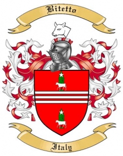 Bitetto Family Crest from Italy