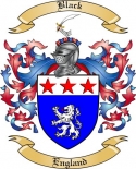 Black Family Crest from England
