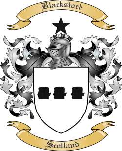 Blackstock Family Crest from Scotland