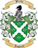 Blaide Family Crest from England2