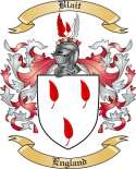 Blait Family Crest from England