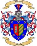 Blanco Family Crest from Spain