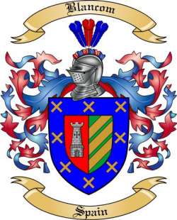 Blancom Family Crest from Spain