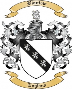 Blantow Family Crest from England