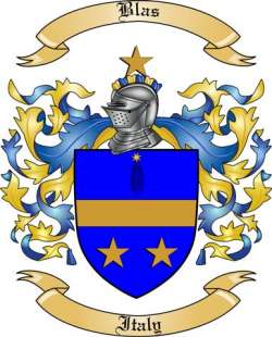 Blas Family Crest from Italy