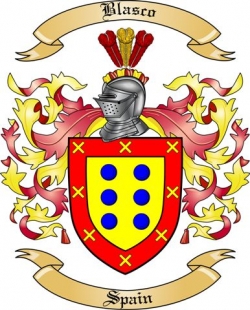 Blasco Family Crest from Spain2