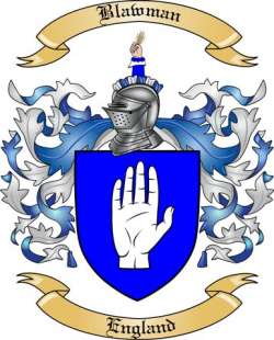Blawman Family Crest from England