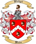 Blodget Family Crest from Wales