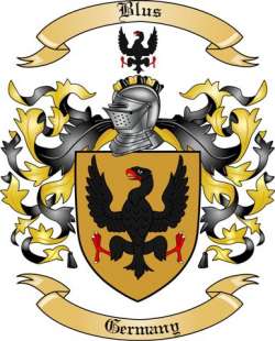 Blus Family Crest from Germany