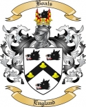 Boals Family Crest from England