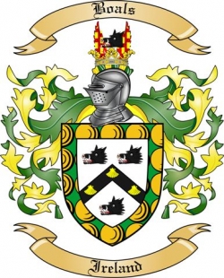 Boals Family Crest from Ireland