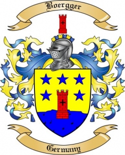Boergger Family Crest from Germany2