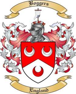 Boggers Family Crest from England