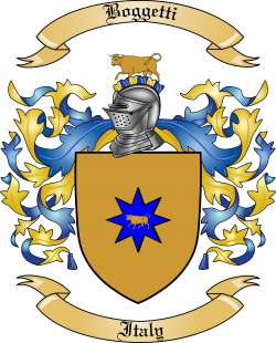 Boggetti Family Crest from Italy