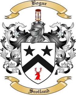 Bogue Family Crest from Scotland