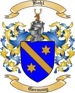 Bohl Family Crest from Germany
