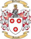 Bollard Family Crest from Ireland
