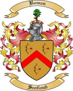 Boman Family Crest from Scotland