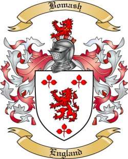 Bomash Family Crest from England