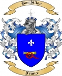 Bombillon Family Crest from France