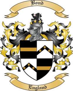 Bond Family Crest from England2
